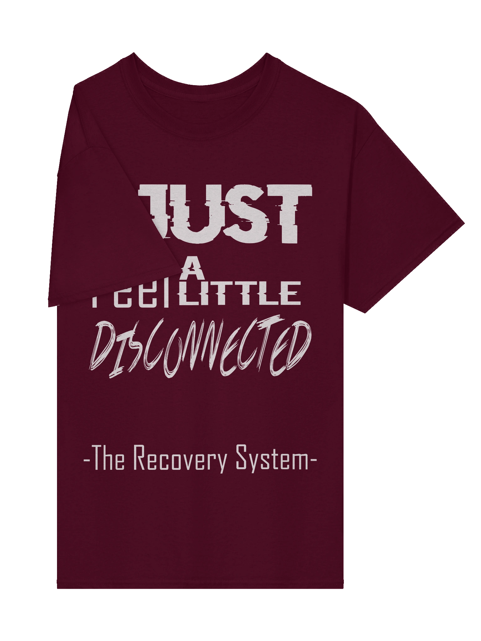 Disconnected Lyrics Maroon Tee product image (4)