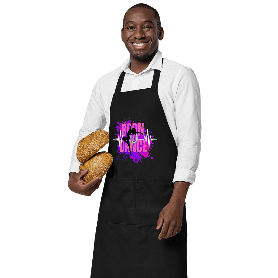 Dynamic Born to Dance Splash Her Silhouette Apron product image (6)