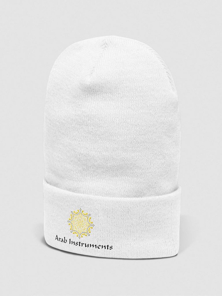 Arab Instruments Yupoong Cuffed Beanie White product image (2)
