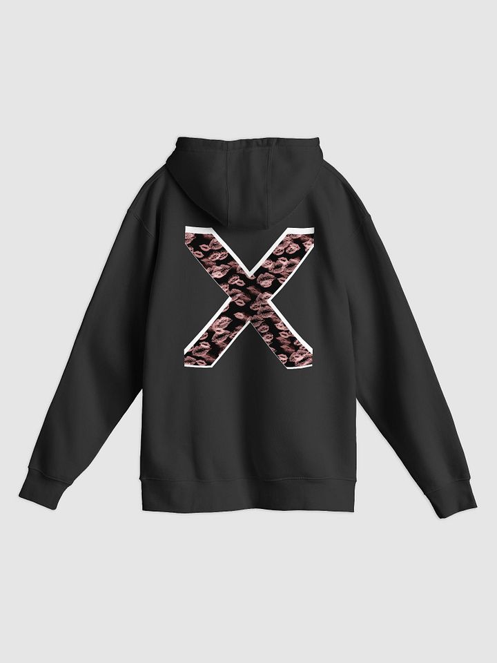 Black X Pink Lipstick Kisses Hoodie product image (10)