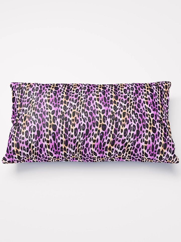 Purple Beige Leopard Pillow product image (3)