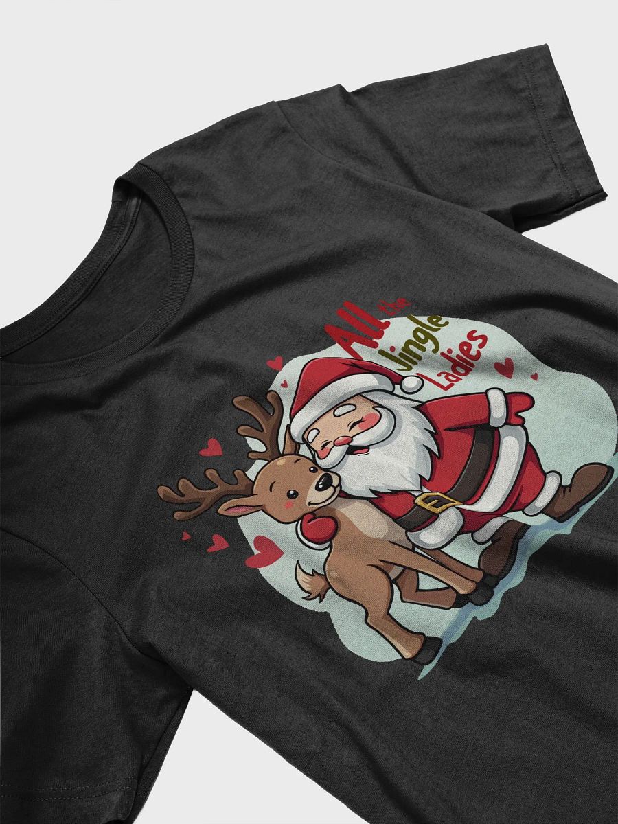 Jingle Ladies Santa & Reindeer T-shirt product image (2)