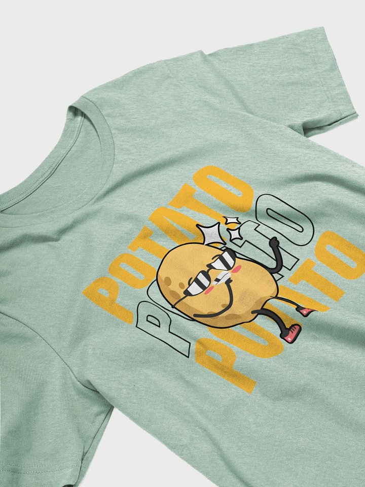 Woman Cool Potato Vibes T-Shirt - Dusty Blue product image (2)