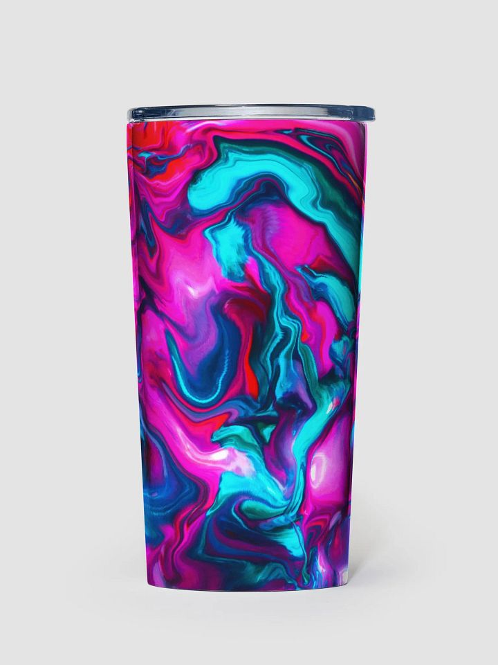 Electric colours Abstract 20 0z All over print Tumbler product image (1)