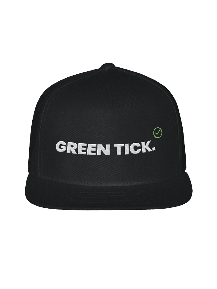 GREEN TICK Yupoong Flat Snapback Cap product image (1)