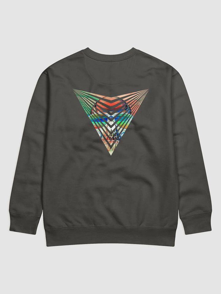 VACIO NEGATIVE Skull Vortex Logo Premium Crewneck Sweatshirt product image (1)