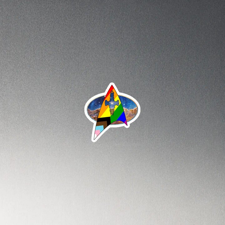 Cosmic Prism Die-Cut Magnets product image (2)