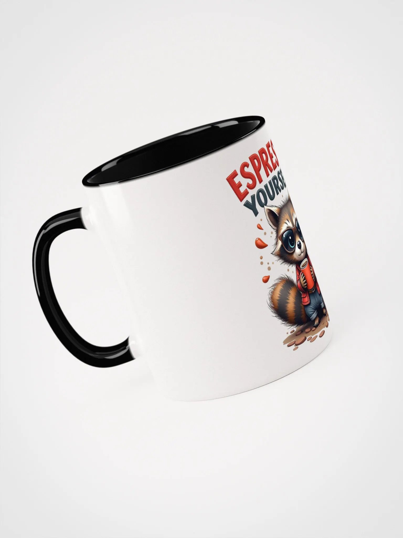 Espresso Raccoon Ceramic Mug product image (42)