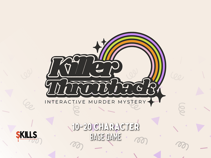 Killer Throwback - A 1980s Murder Mystery - 10-25 Player Base Game product image (1)