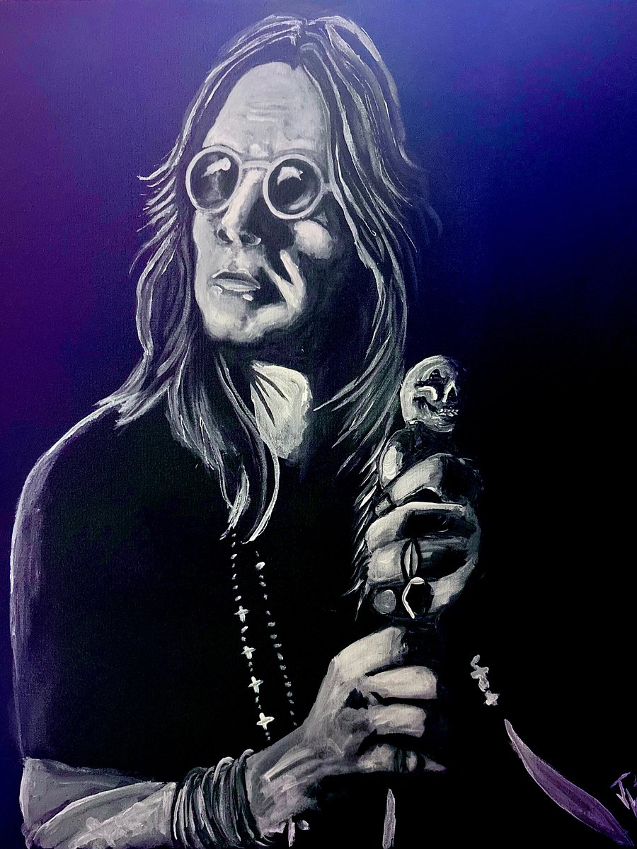 Ozzy Osbourne Tribute Painting Canvas Prints product image (3)