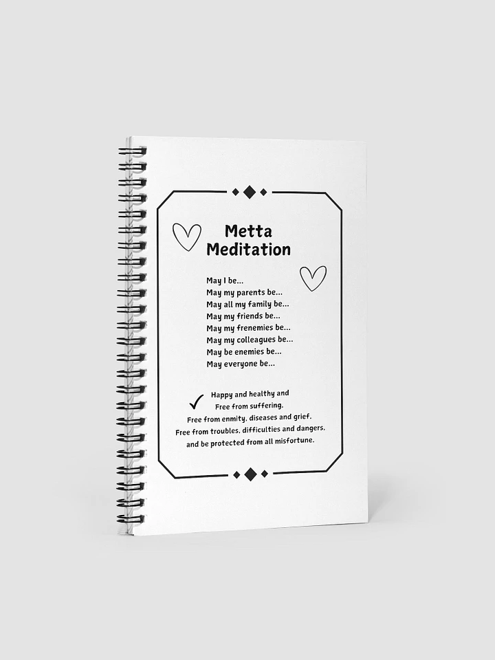 Metta Meditation Spiral Notebook product image (1)