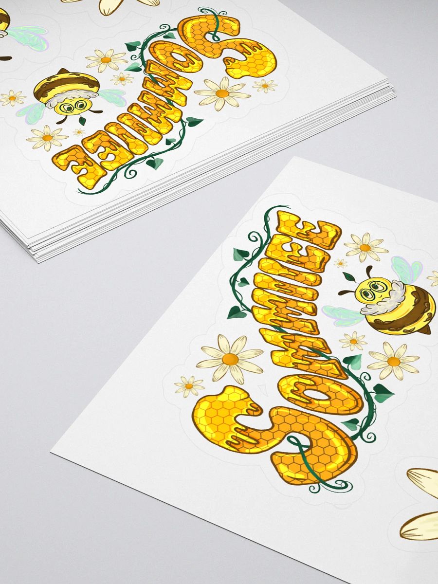 Honeybee Kiss Cut Sticker Set product image (4)