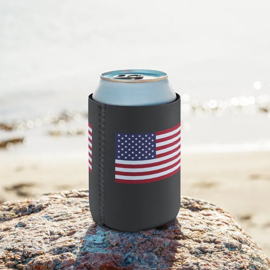 USA Flag Can Coozie product image (8)