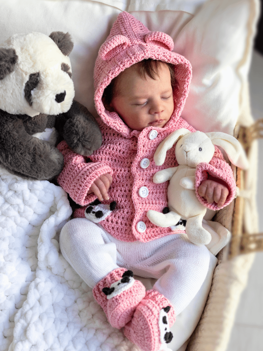 Crochet Pattern: Panda Baby Hoodie product image (3)
