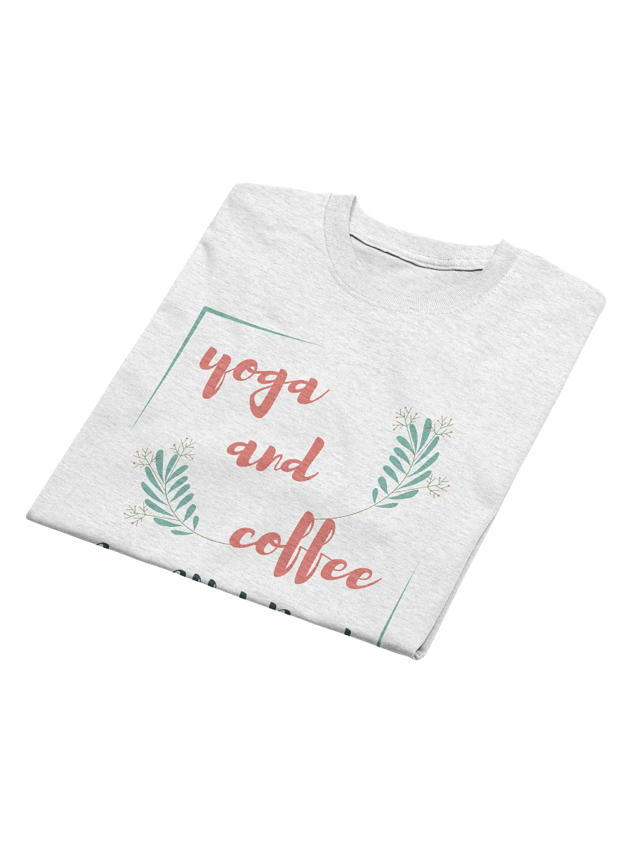 Yoga and Coffee Minimalist T-Shirt product image (4)