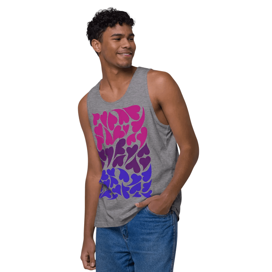 Nestled PRIDE Bisexual Tank Top product image (37)