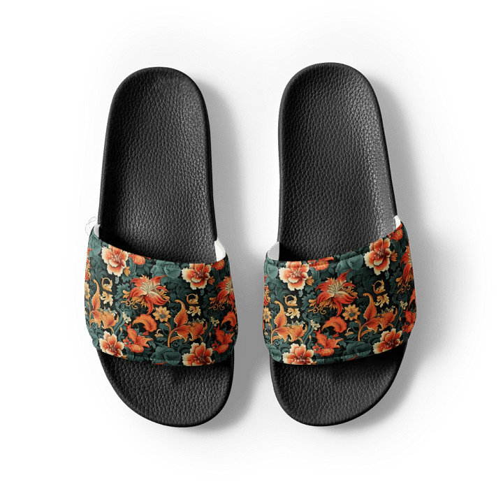 Sunset Flowers | Men's Slides product image (2)