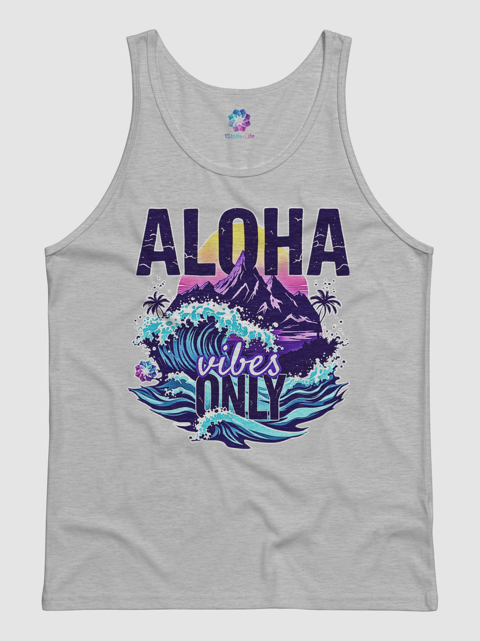 Aloha Vibes Only Jersey Tank product image (33)