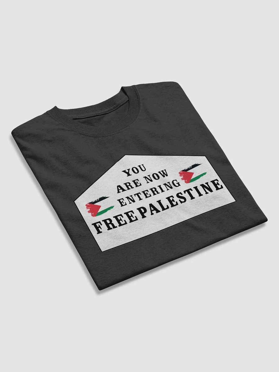 You Are Now Entering Free Palestine Classic T-Shirt [Fundraiser] product image (2)
