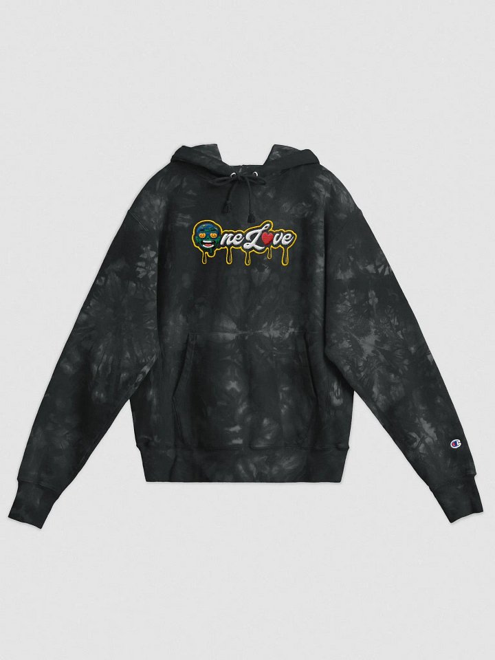 OG Onelove tie-dye Embroidered (stitched) hoodie product image (1)