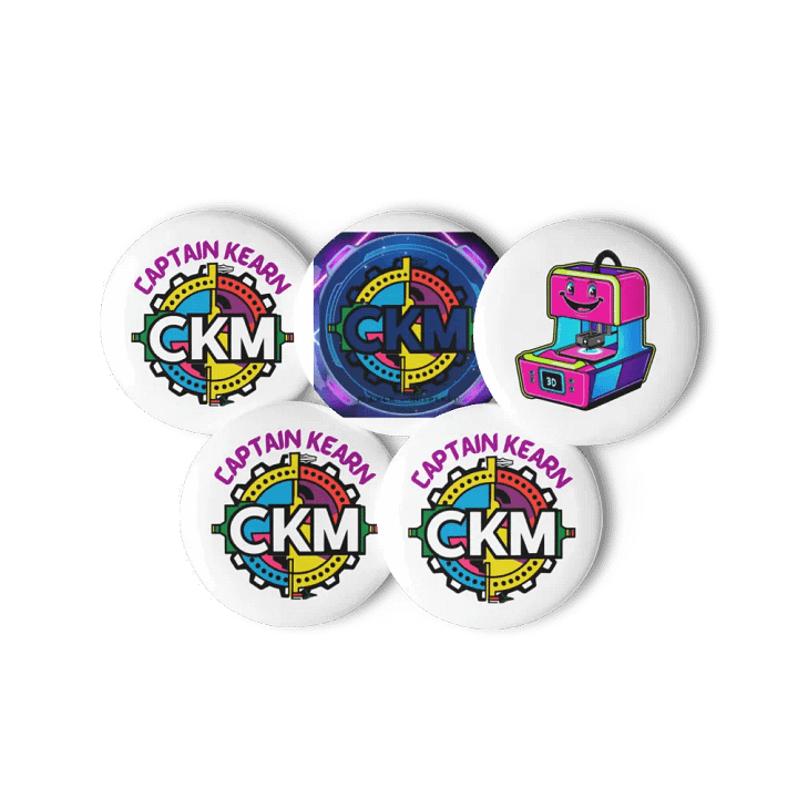 CKM Abstract Pin Buttons Set product image (3)