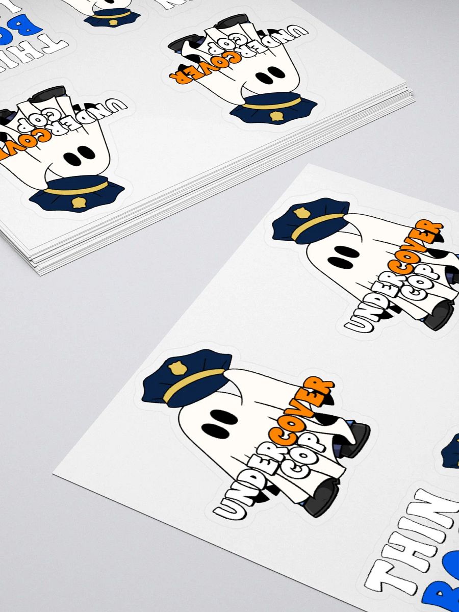 Undercover Cop Kiss Cut Stickers Set product image (12)