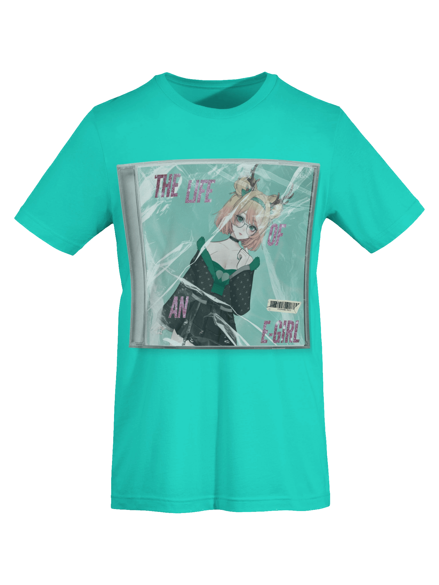 The Life of an E-Girl Jewel Case T-Shirt product image (21)
