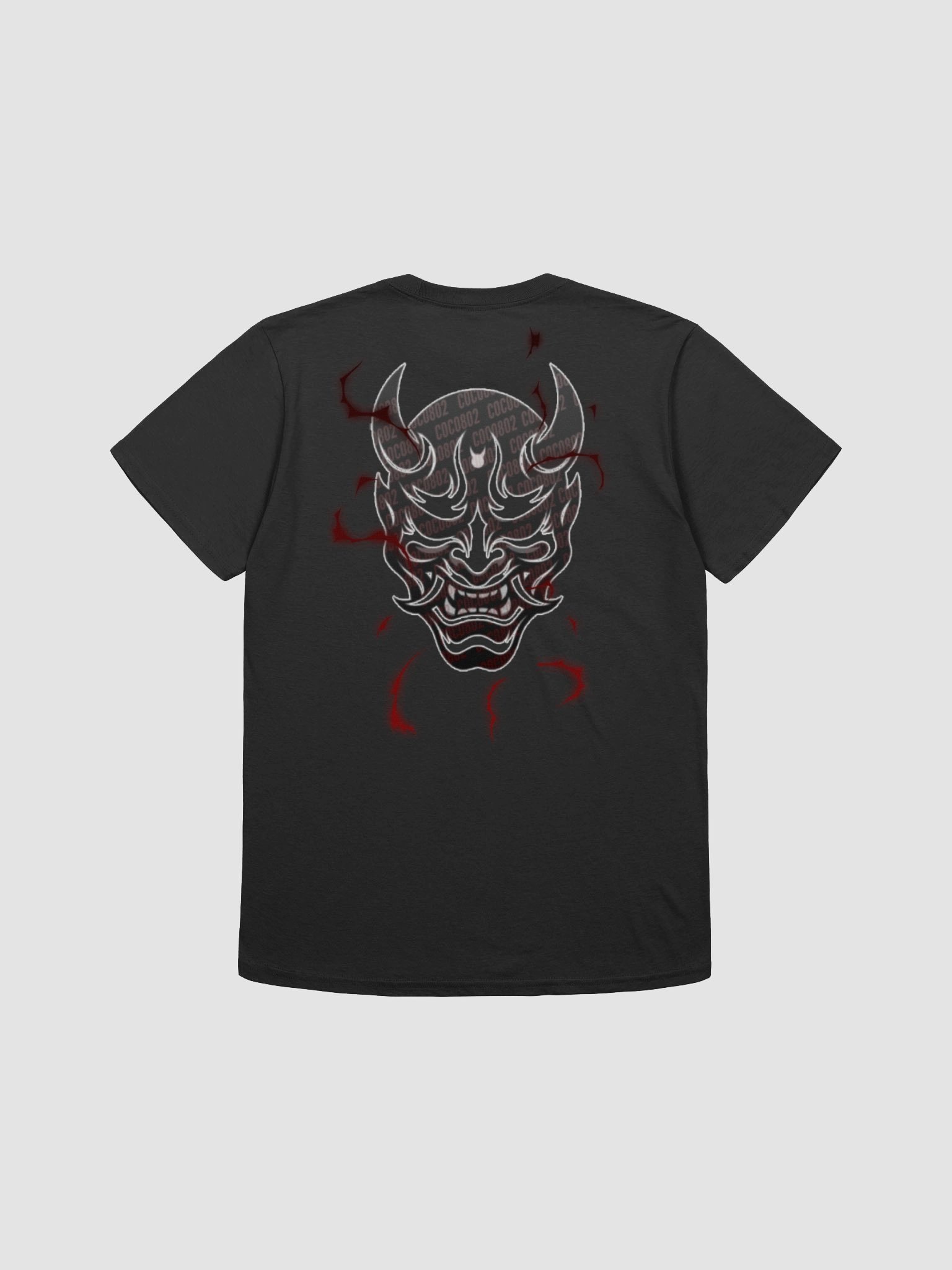 T-shirt tribal avec masque et cornes de démon product image (10)