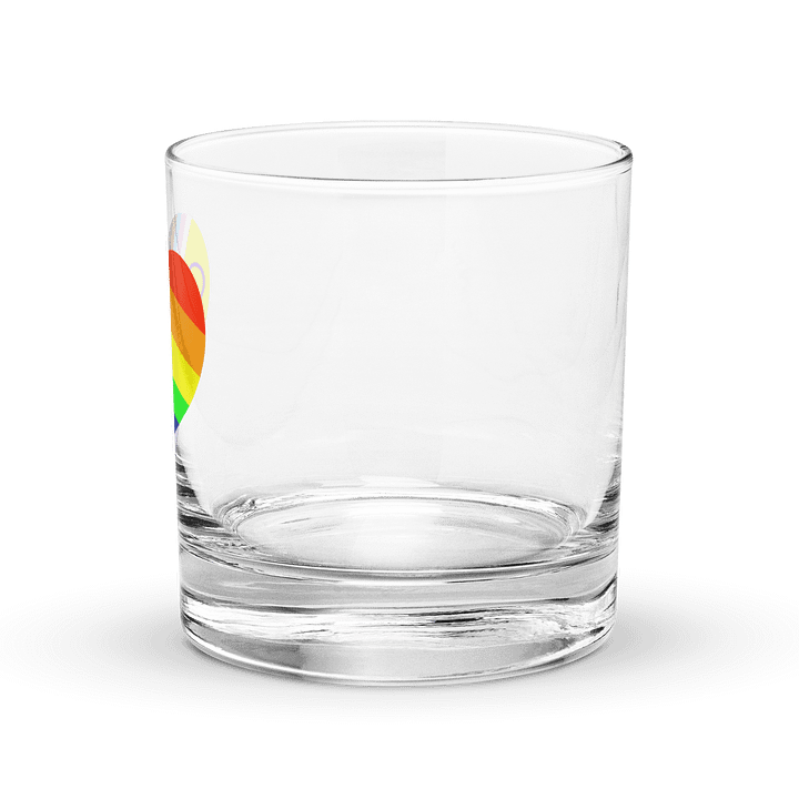 Pride Heart Rocks Glass product image (2)