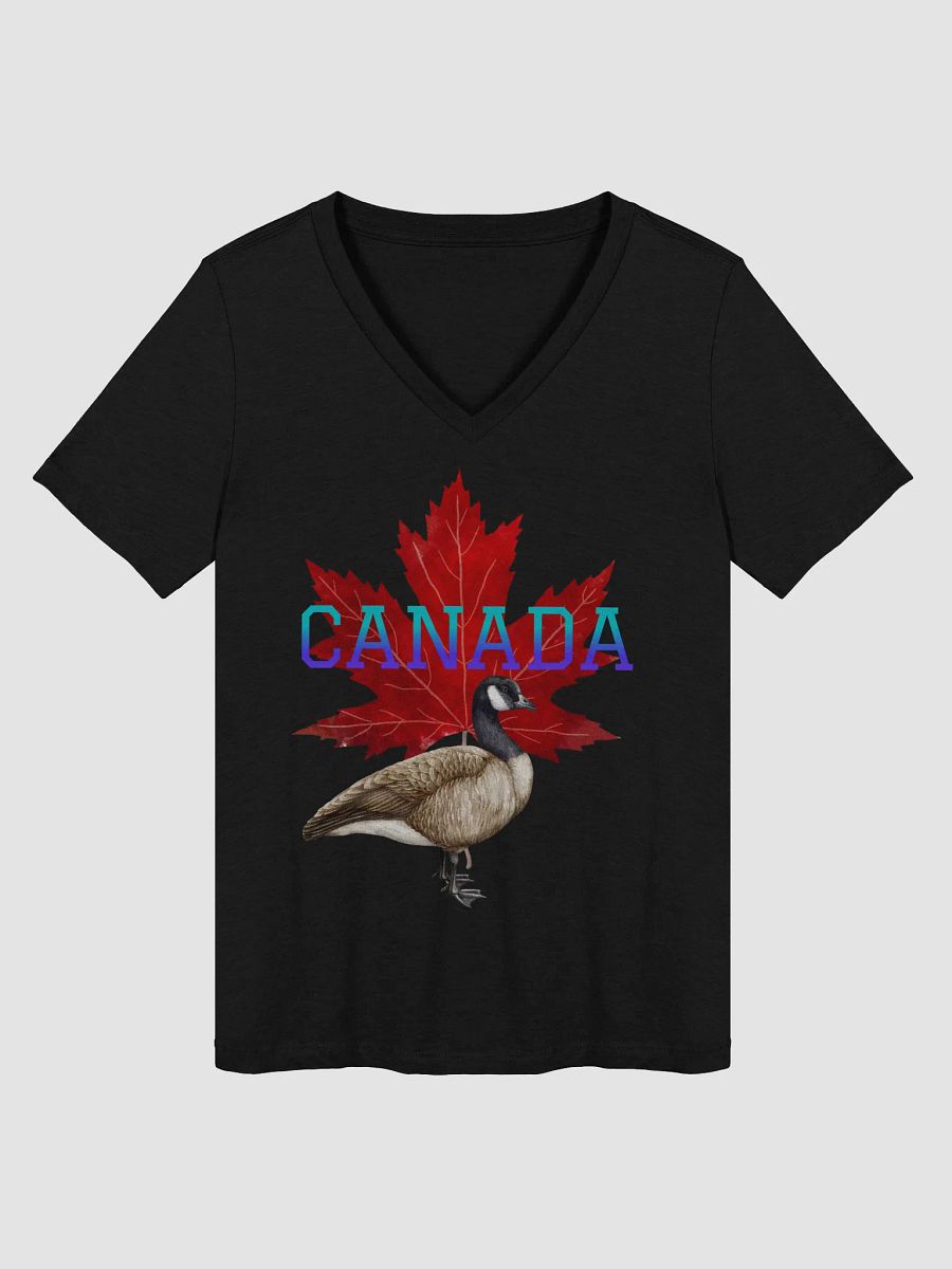 Canadian Goose Leaf V-Neck Tee product image (4)