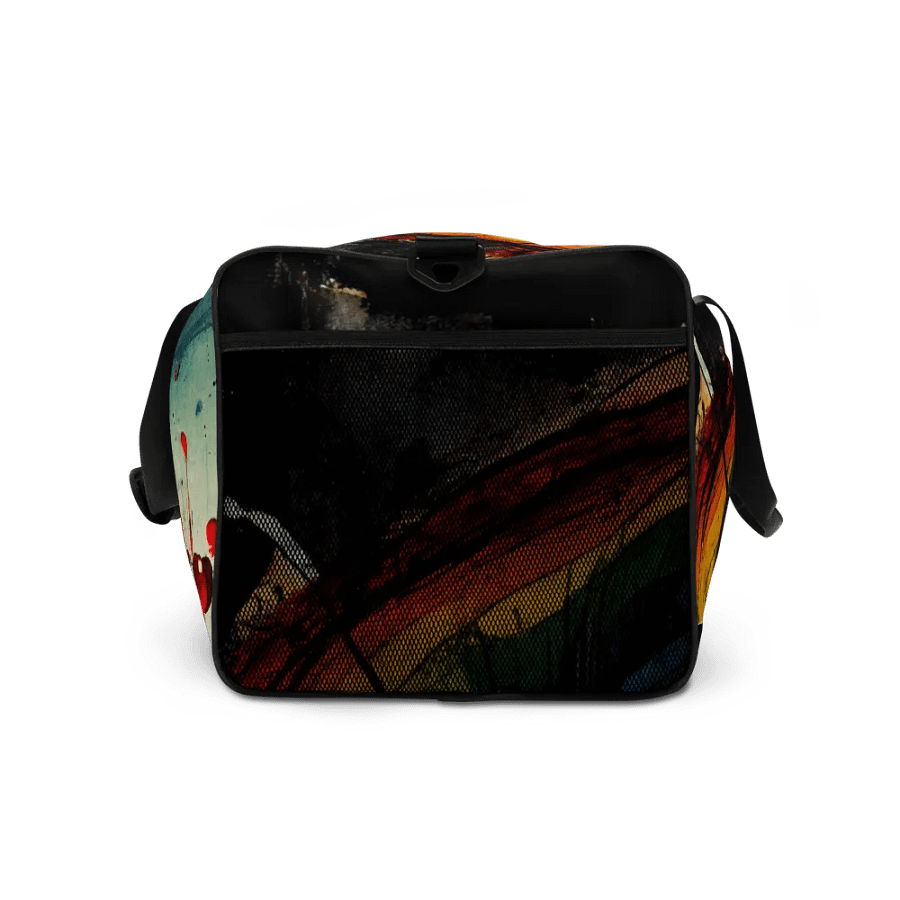 Vibrant Rainbow Splatter Duffle Bag product image (7)