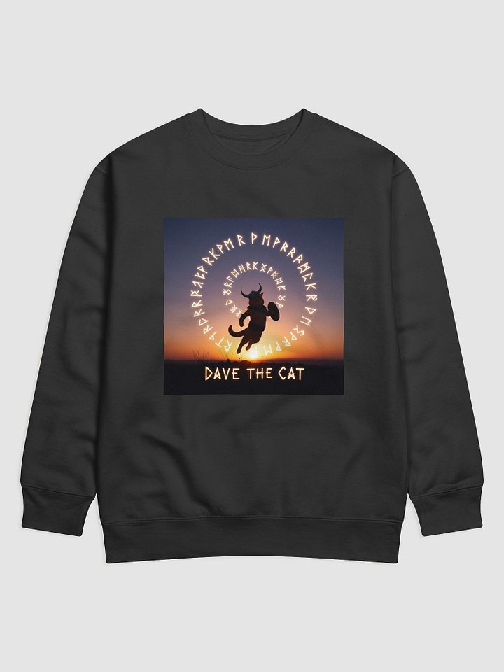 Dave the Viking Cat Sunset Long sleeve Top product image (1)