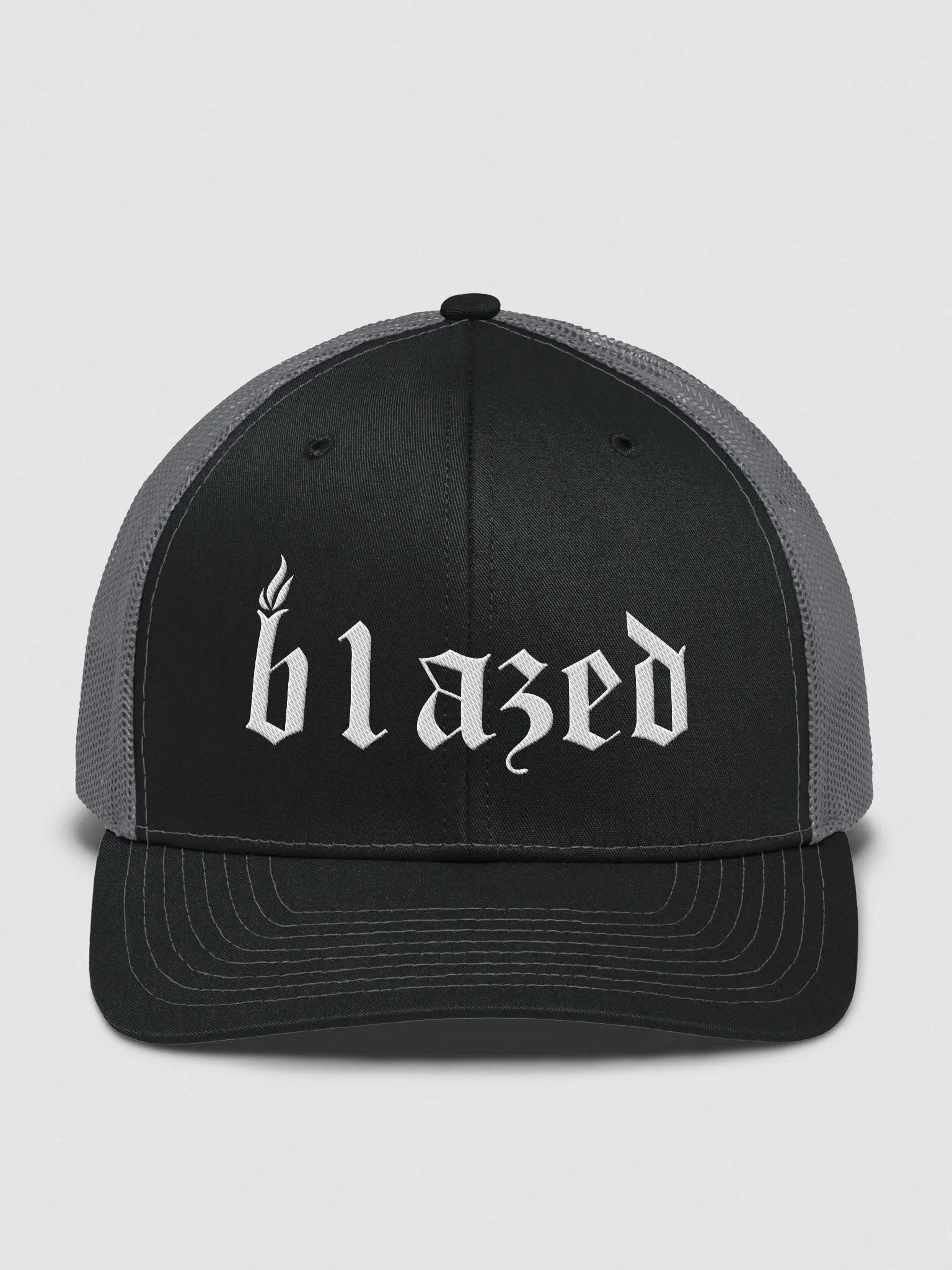 b1azed snapback trucker hat – structured fit with contrast details product image (5)