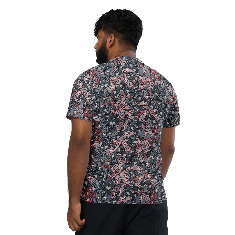 Shapes in Motion | Recycled Unisex Sports Jersey product image (4)