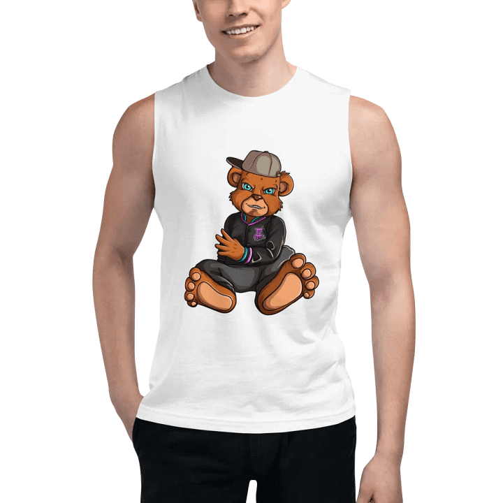 Sitting Bear Men's Muscle Tee product image (1)