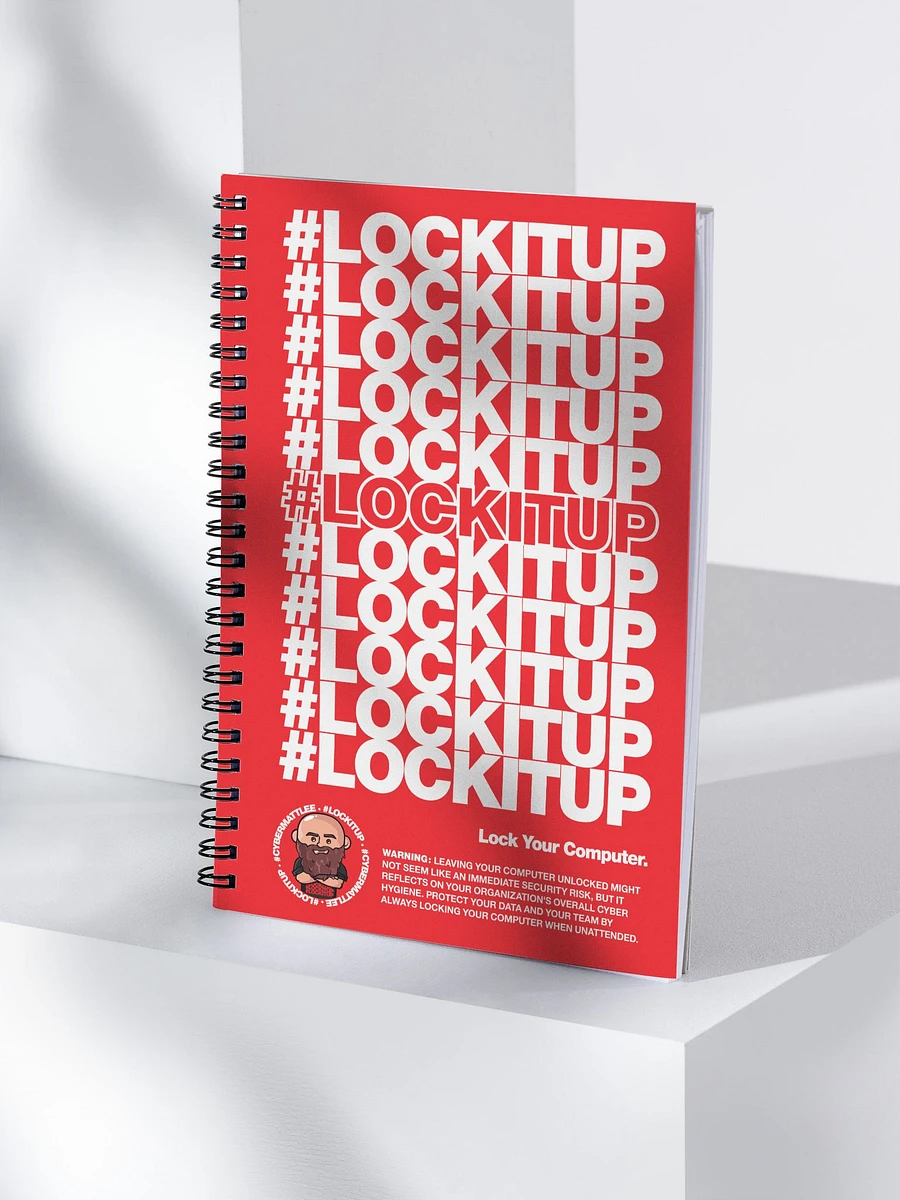 #LOCKITUP - Notebook (Red) product image (4)