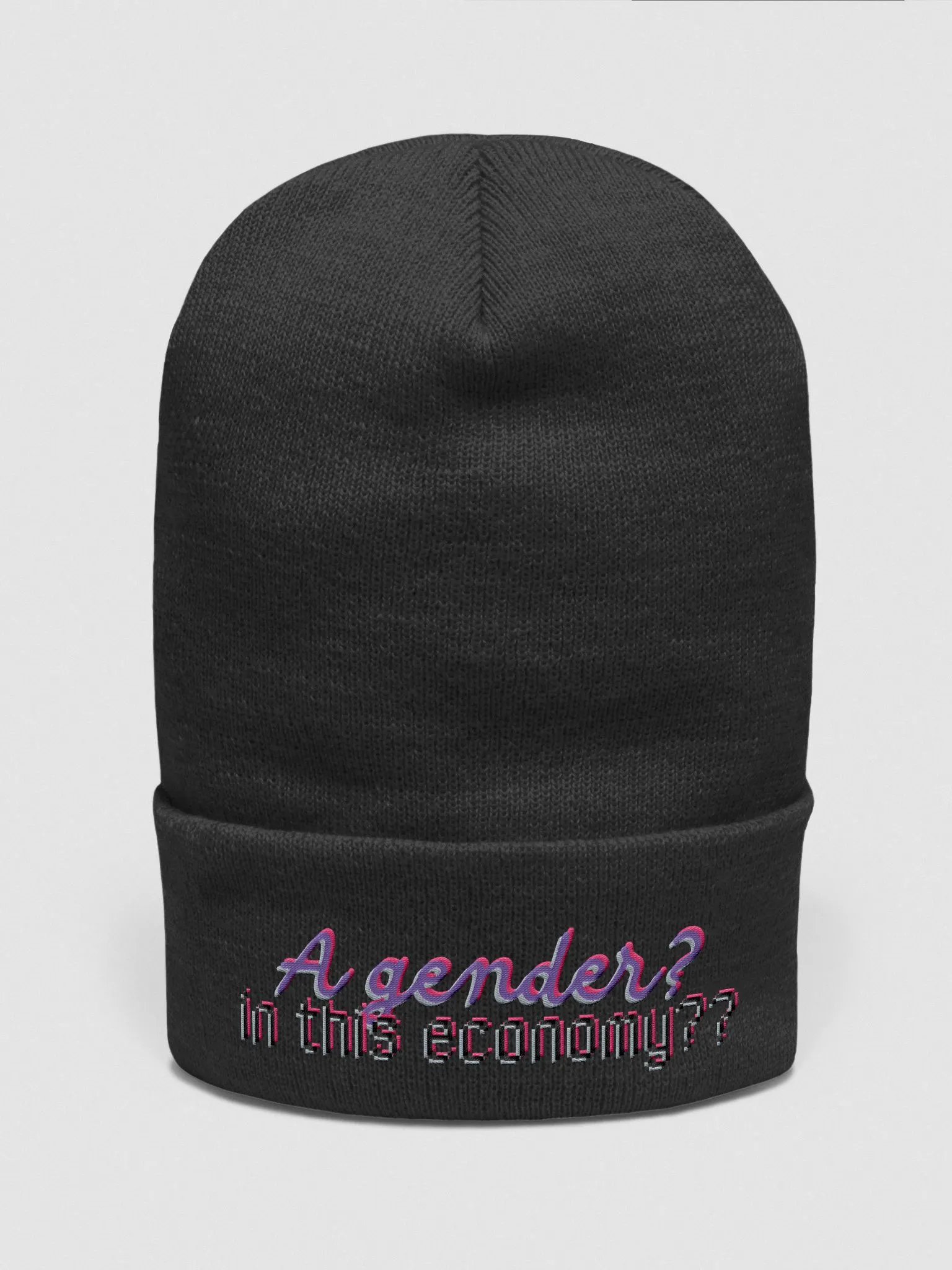 Gender? Cuffed Beanie product image (1)