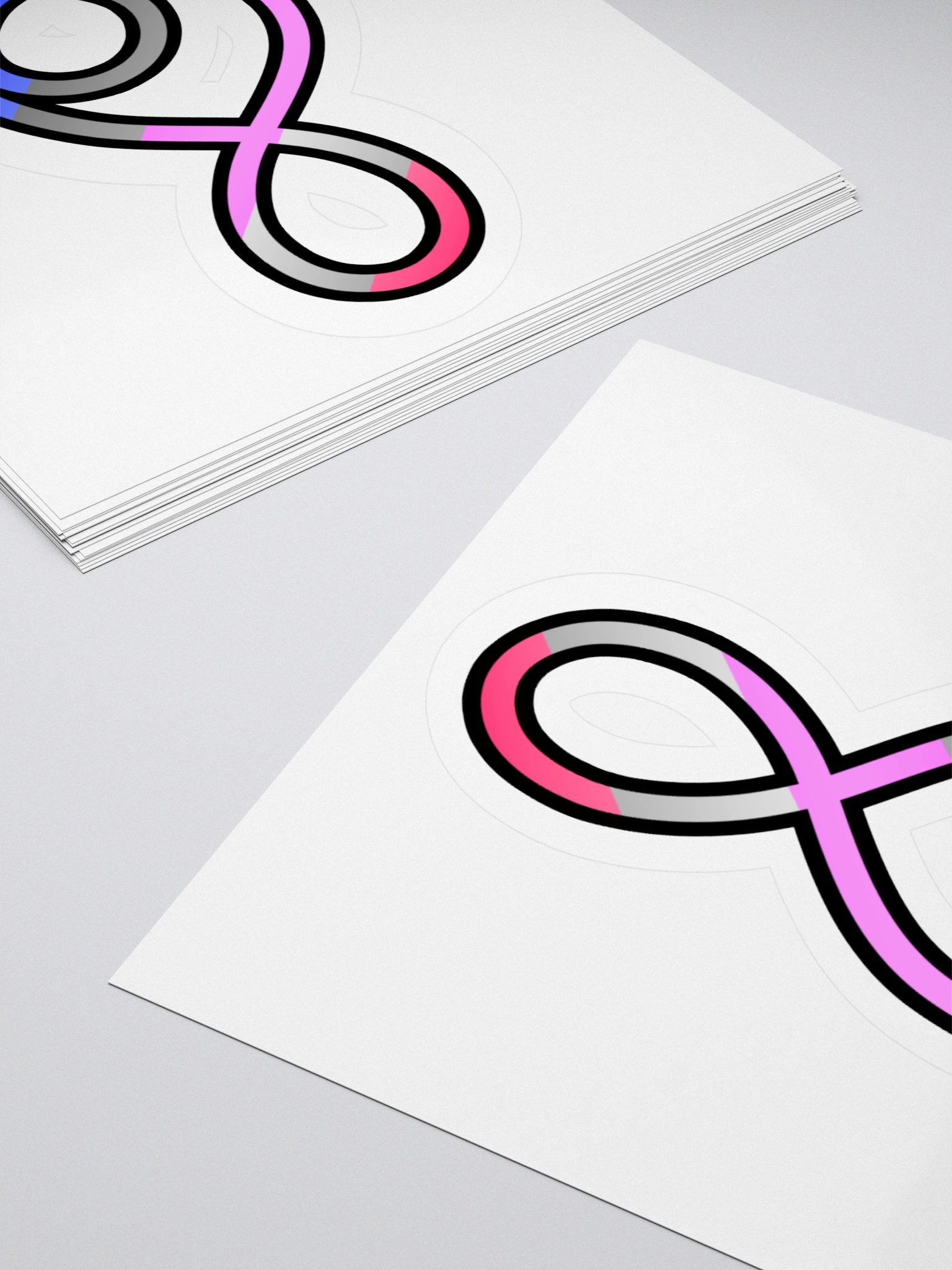 Treble Clef (Genderfluid) - Kiss Cut Sticker product image (11)
