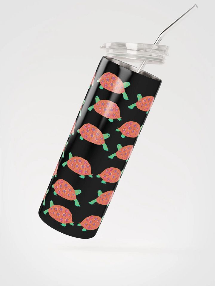 Miniaday Designs Orange Turtles Stainless Steel Tumbler product image (2)