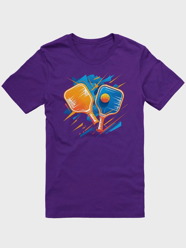 Electric Rally Pickleball Shirt – Bold Paddle & Ball Design product image (1)