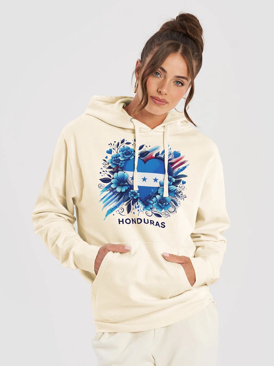 Honduran Flag Heart Hoodie product image (5)