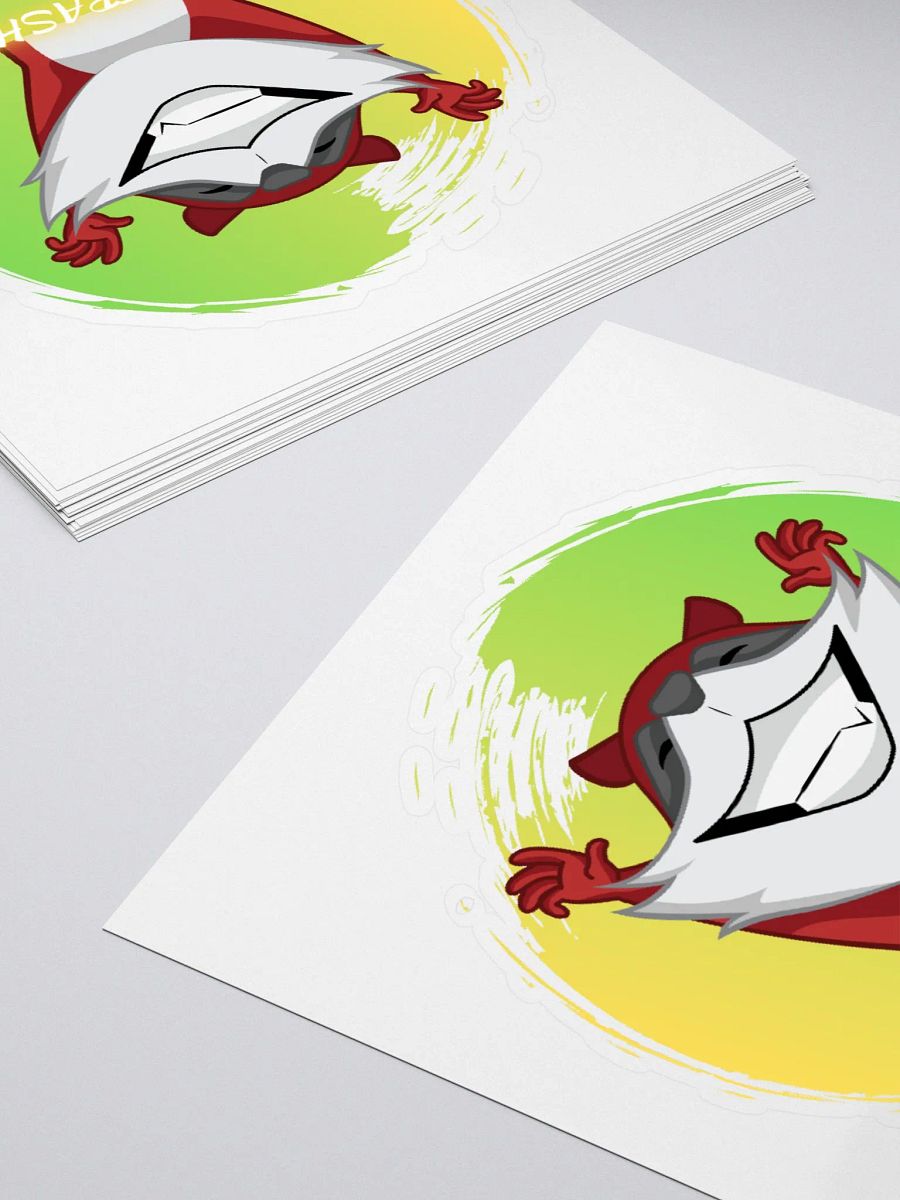 Red Trash Panda Hype Sticker product image (16)