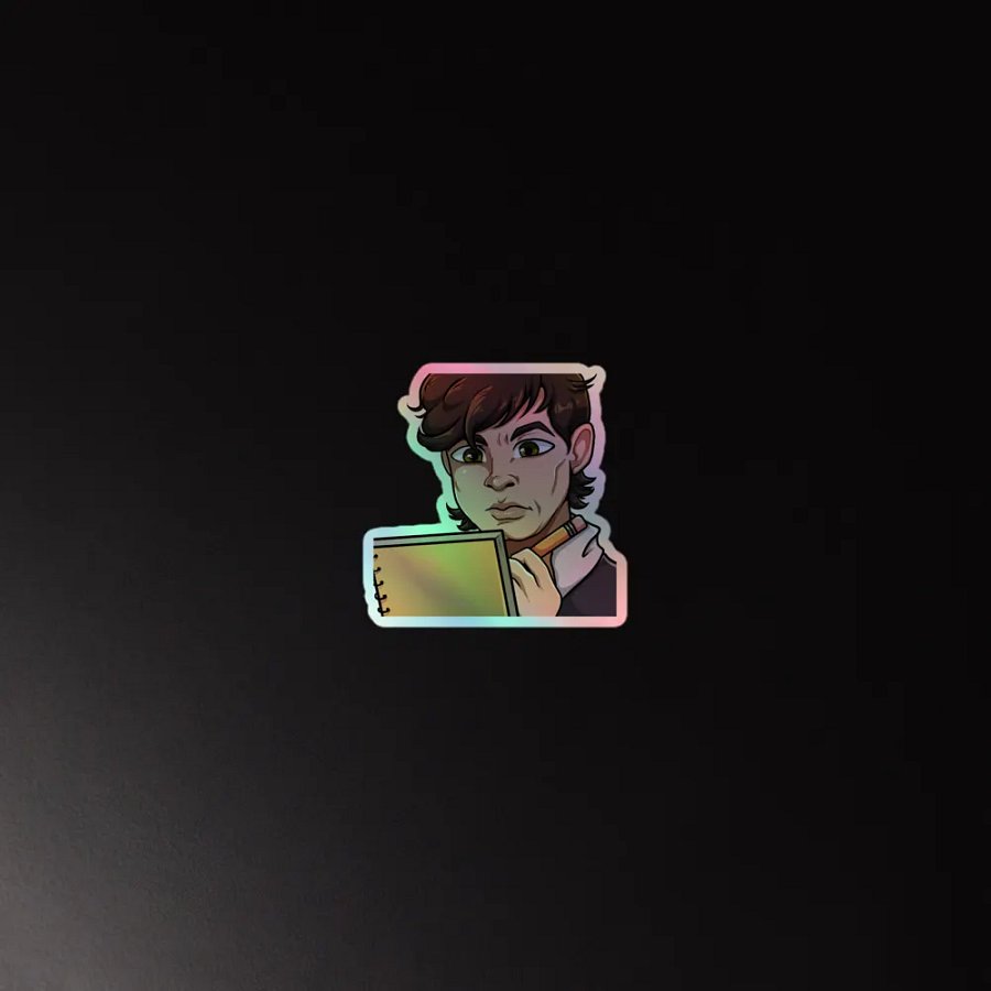 Notes Holographic Sticker product image (4)