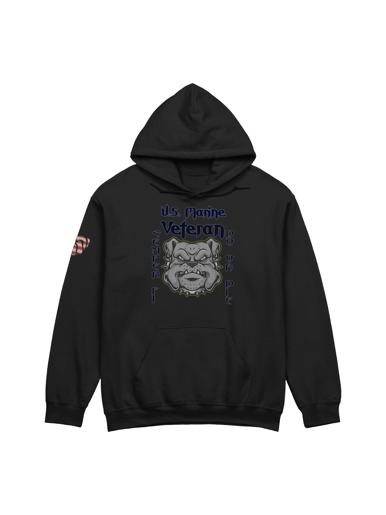 O.D. Green Mafia Gear Hoodie (Semper Fi Marines) product image (1)