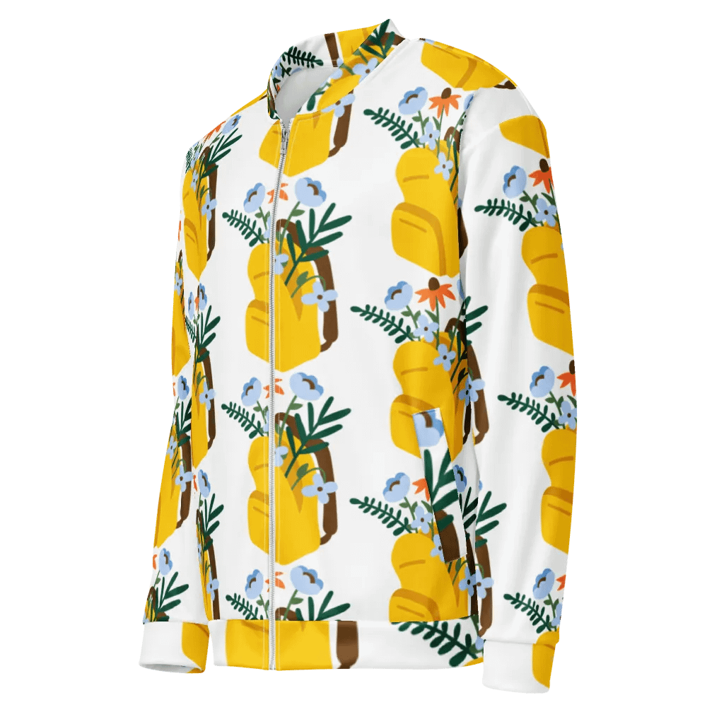 Floral Bliss All-Over Print Bomber Jacket product image (7)
