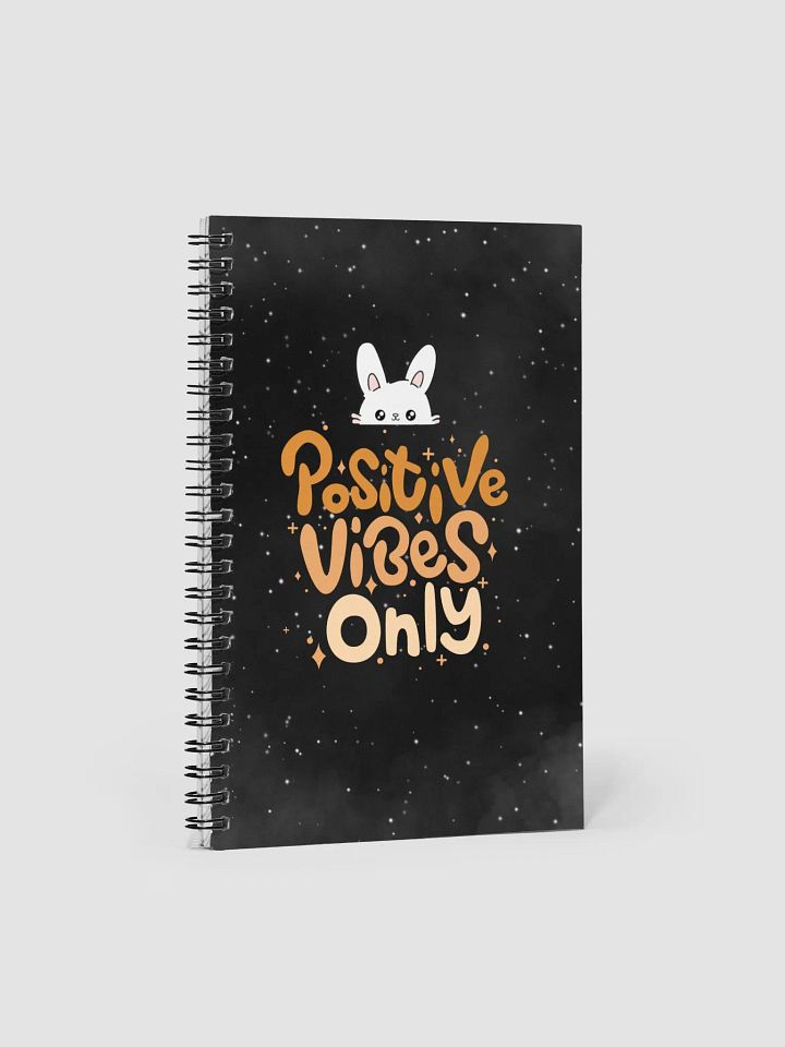 Keechu Positive Vibes Only Spiral Notebook product image (1)