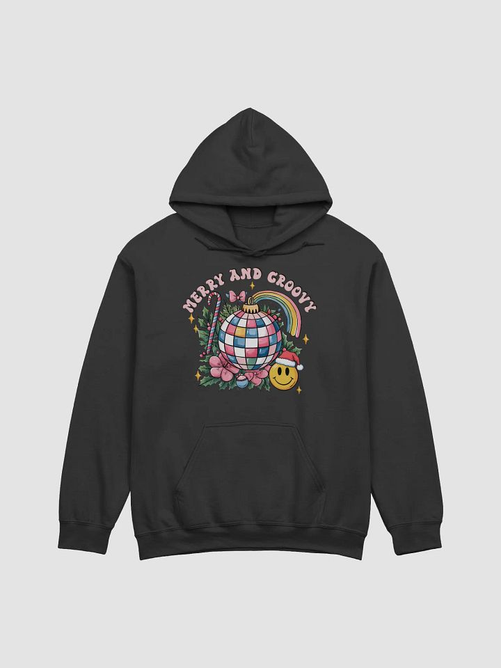 Merry and Groovy Disco Ball Hoodie product image (1)