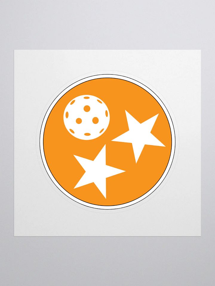 Pickleball Tri Star Sticker product image (1)