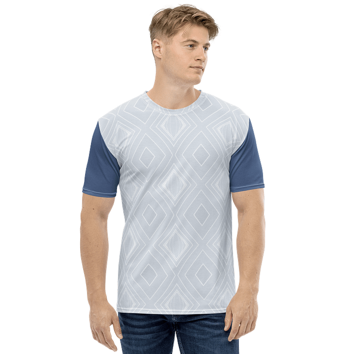 Icy Echo – Geometric Chill Edition Men's Tee product image (1)