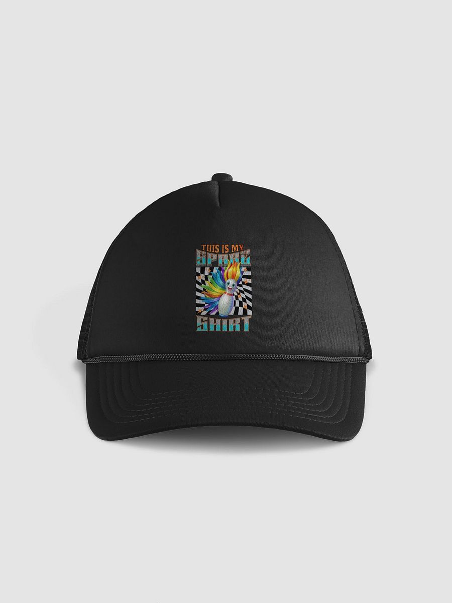 This Is My Spare Shirt Bowling Flaming Trucker Hat product image (1)